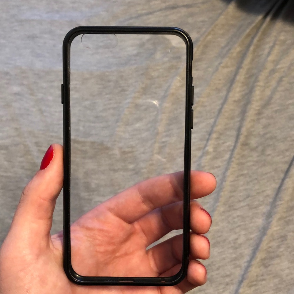 Clear Iphone 6/6s Case with Black Sides